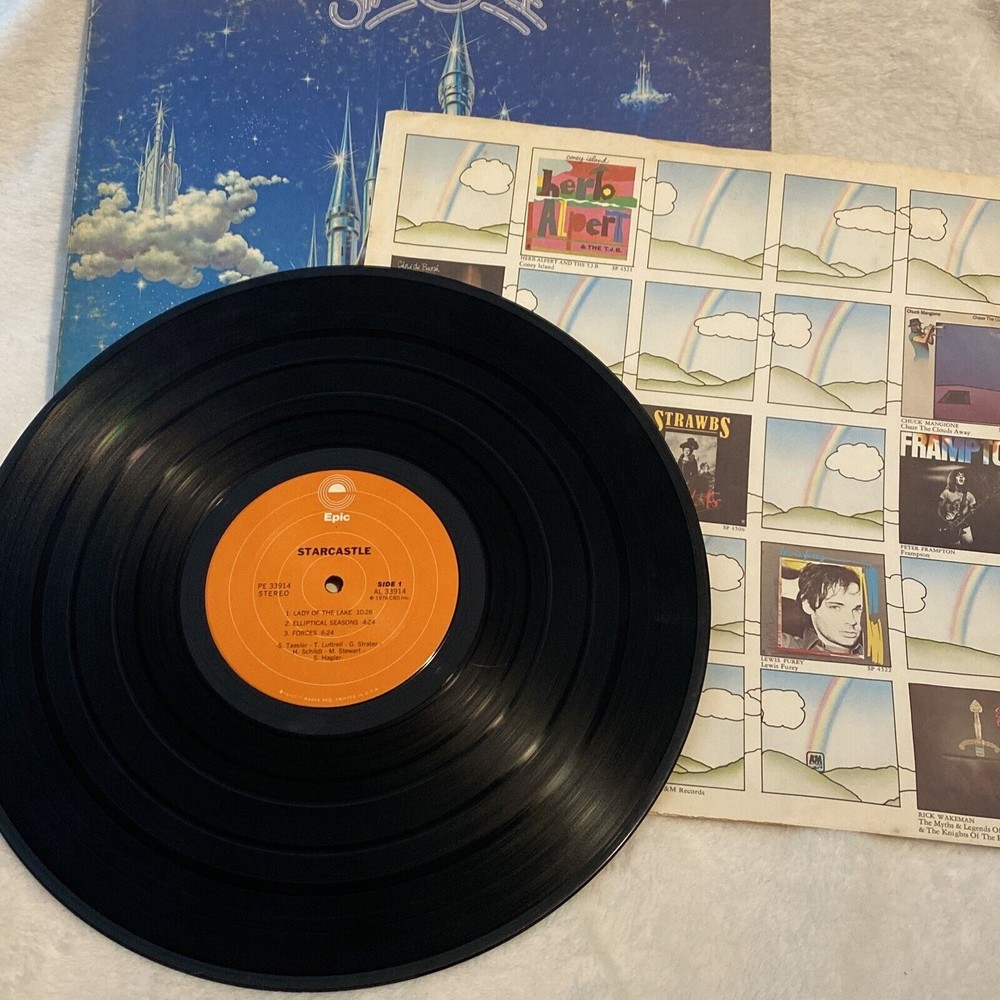Starcastle Self Titled Vinyl Record LP 1976 EPIC PE-33914 Epic Records Rare